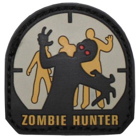 PVC Zombie Hunter Velcro Patch