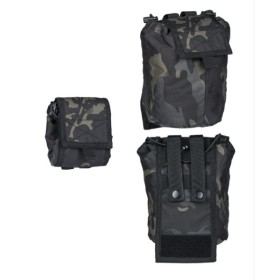 Mil-Tec Empty Shell Pouch Collapsible - Multicam Black