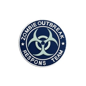PVC Zombie Outbreak Velcro Patch 1