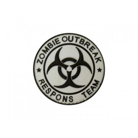 PVC Zombie Outbreak Velcro Patch 2