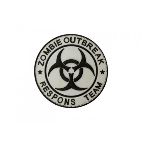 PVC Zombie Outbreak Velcro Patch 2
