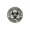 PVC Zombie Outbreak Velcro Patch 2