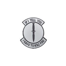 PVC (IF I TELL YOU) Velcro Patch 1