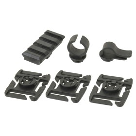 Molle Attachment Clip Pack - Black