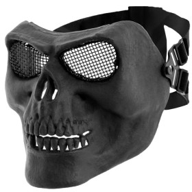 MFH Skull Skeleton Protector Mask - Black