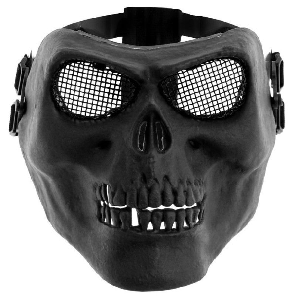 MFH Skull Skeleton Protector Mask - Black