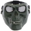 MFH Skull Skeleton Protector Mask - Olive