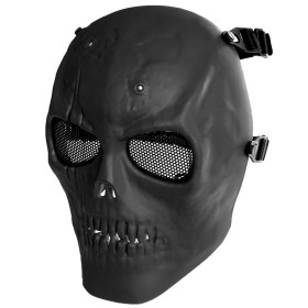 MFH Skull Skeleton Full Protector Mask - Black