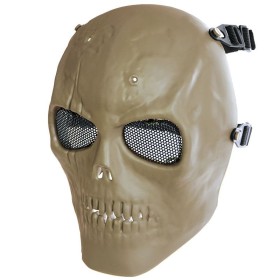 MFH Skull Skeleton Full Protector Mask - Coyote
