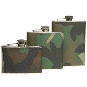 Mil-Tec Flask 110ml - Woodland