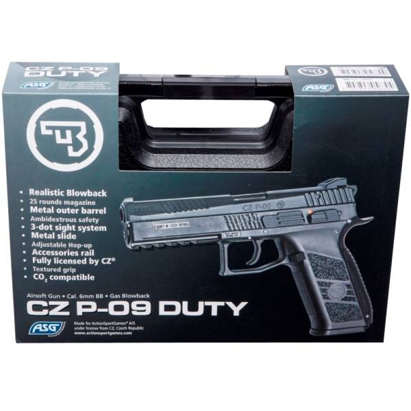 CZ P-09 (Blowback) Black w/ Case - Metal Slide