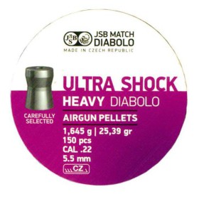 JSB Ultra Shock Heavy 5,52mm (1,645g) 150pcs