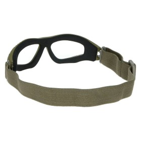 Mil-Tec Commando Air Pro Goggles - Olive / Clear
