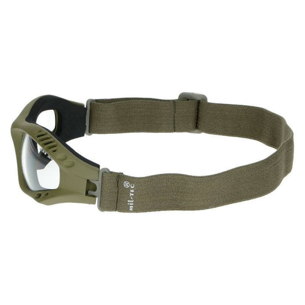 Mil-Tec Commando Air Pro Goggles - Olive / Clear