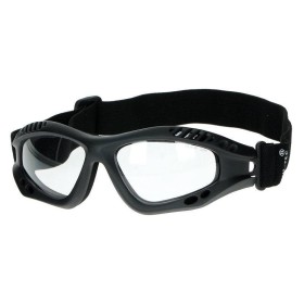 Mil-Tec Commando Air Pro Goggles - Black / Clear