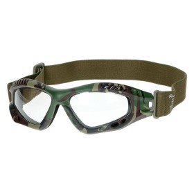 Mil-Tec Commando Air Pro Goggles - Woodland / Clear