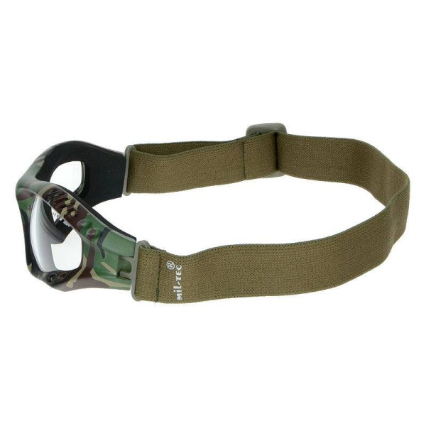 Mil-Tec Commando Air Pro Goggles - Woodland / Clear