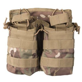 Mil-Tec Open Top Magazine Pouch Double - Multicam