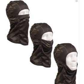 Mil-Tec Tactical Balaclava Open - Multicam Black