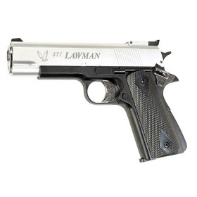 ASG GNB, STI Lawman,Hop-up,Silver/Black
