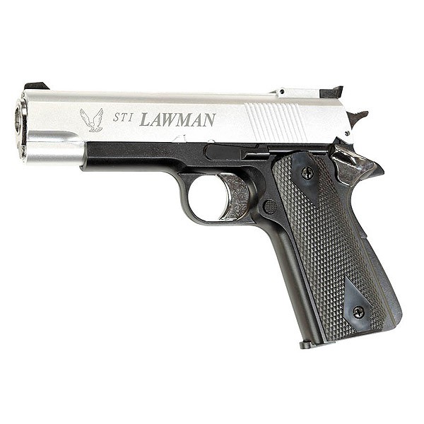 ASG GNB, STI Lawman,Hop-up,Silver/Black