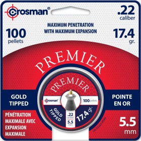 Crosman Gold Tipped 5,5mm Pellets - 100pcs