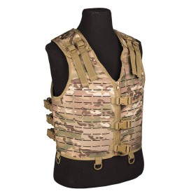 Mil-Tec Laser Cut Vest Lightweight - Multicam