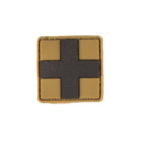 Mil-Tec PVC 3D Medic Velcro Patch SM - Coyote