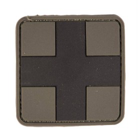 Mil-Tec PVC 3D Medic Velcro Patch LG - Olive