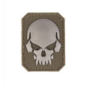 Mil-Tec PVC 3D Skull Velcro Patch SM - Olive