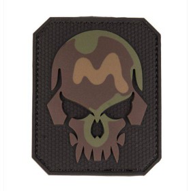 Mil-Tec PVC 3D Skull Velcro Patch LG - Camo
