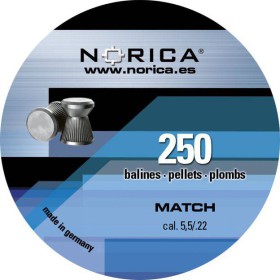 Norica Match 5,5mm Pellets - 250pcs