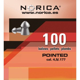 Norica Pointed 5,5mm Pellets - 100pcs