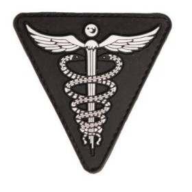 Mil-Tec PVC 3D Medical Patch - Black