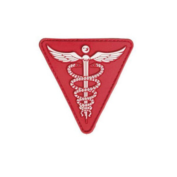 Mil-Tec PVC 3D Medical Patch - Red