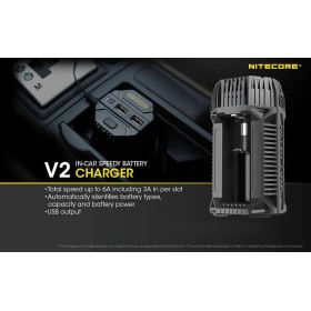 Nitecore Charger V2 DC12V 42W
