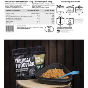 Tactical Foodpack Pork and Rise