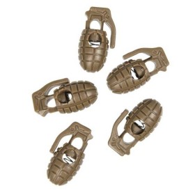 Mil-Tec Cord Stopper Pineapple (10pcs) Coyote