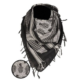 Mil-Tec Shemagh Scarf Pineapple - Black / White