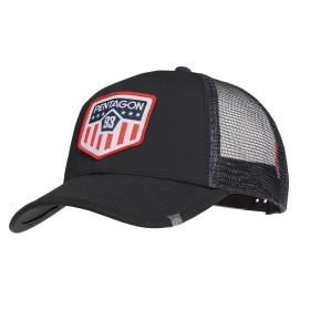 Pentagon Era Trucker Cap (Born For Action) Black