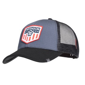 Pentagon Era Trucker Cap (Born For Action) Black