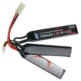 ASG Battery Li-Po - 11,1V 1300mAh 20C - 3 Split