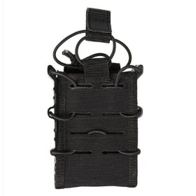 Mil-Tec Open Top Flex Magazine Pouch Single - Black