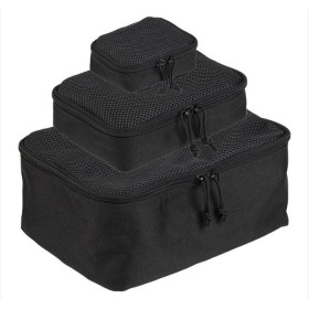 Mil-Tec Mesh Pouch Set - Black