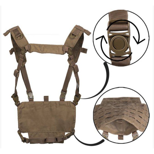 Mil-Tec Chest Rig Lightweight - Dark Coyote