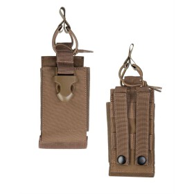 Mil-Tec Molle Radio Pouch - Dark Coyote