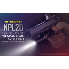 Nitecore NPL20 Set w/ CR123 - 460 Lumens