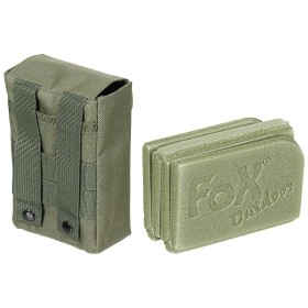 MFH Thermal Seat Pad Foldable w/ Molle Pouch - Olive