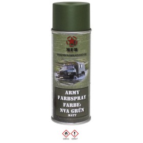 MFH Army Spray Paint 400ml - NVA Green Mat