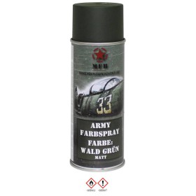 MFH Army Spray Paint 400ml - Forest Green Mat